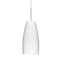 Besa Lighting Tao 10 Cord Pendant, Chalk, Satin Nickel Finish, 1x9W LED 1JT-1512KR-LED-SN - alternate 1